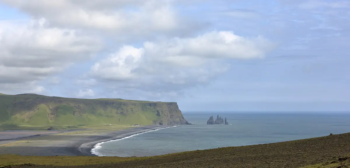 Reynisfjara beach and the Reynisdrangar sea stacks
