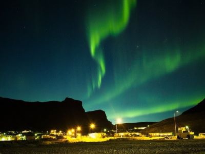 the village of vik is the best place to see the northern lights in iceland